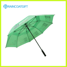 Windproof Vented Werbung Golf Regenschirm